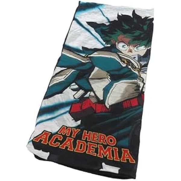 Tubulär halsduk - CYP BRAND - My Hero Academia - Grön och svart - One size - Officiell produkt