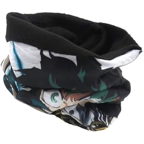 Tubulär halsduk - CYP BRAND - My Hero Academia - Grön och svart - One size - Officiell produkt