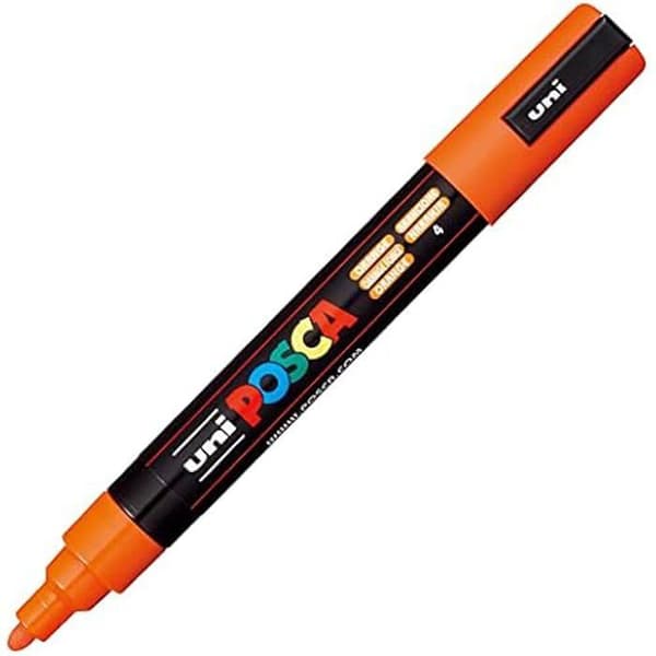 Penna - OSAMA - CF6 POCKET MEDIUM ORANGE - Medium storlek - Orange färg