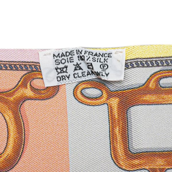 Pre-owned Hermès Bouclerie d Attelage Silk Twilly Scarf Brown