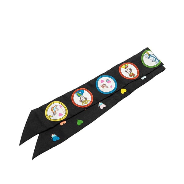 Pre-owned Hermès Tea Time Silk Twilly Scarf Black