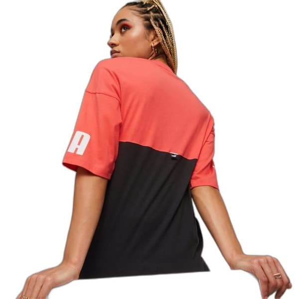 Puma Power Block T-shirt för kvinnor - Rosa - S