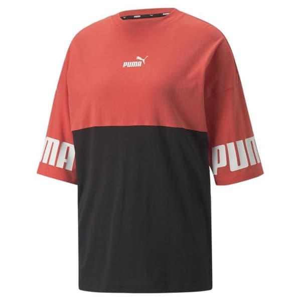 Puma Power Block T-shirt för kvinnor - Rosa - S