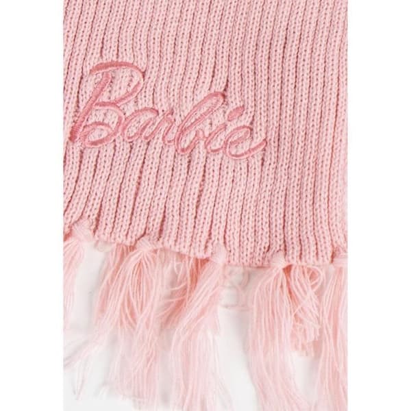 Ensemble - CERDA - Barbie - Sjal och mössa - Mjukt tyg - Rosa