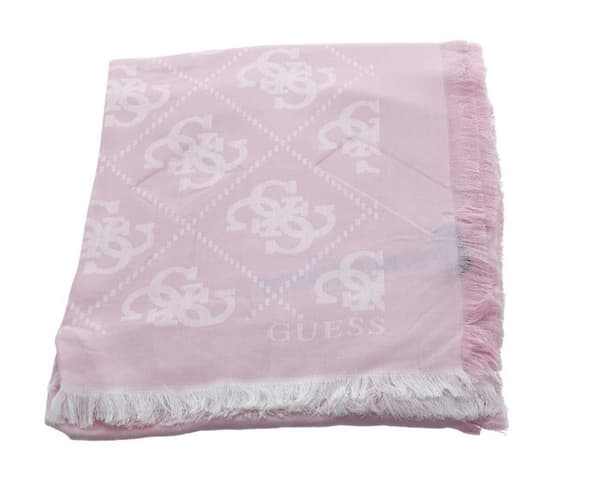 GISS Écharpe rosa för kvinnor och män - Eliette Logo Kefiah Scarf 135X135 254859