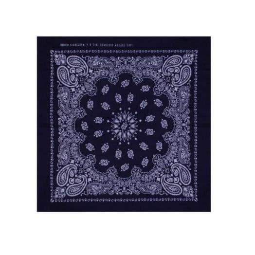 Bandana - Masterdis - Paisley - 50x50 cm - Mörkblå - Standardstorlek