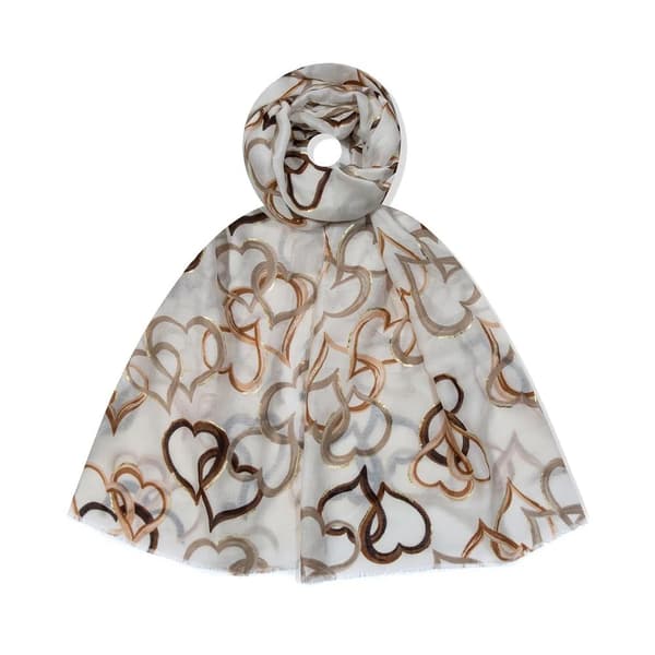 Fox - Scarf JY2501-03WJ Hjärtan