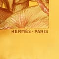 Miniatyrbilde 3 av 6: Pre-owned Hermès Jardin Creole Detail Silk Scarf Yellow