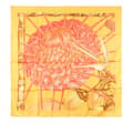 Miniatyrbilde 1 av 6: Pre-owned Hermès Jardin Creole Detail Silk Scarf Yellow