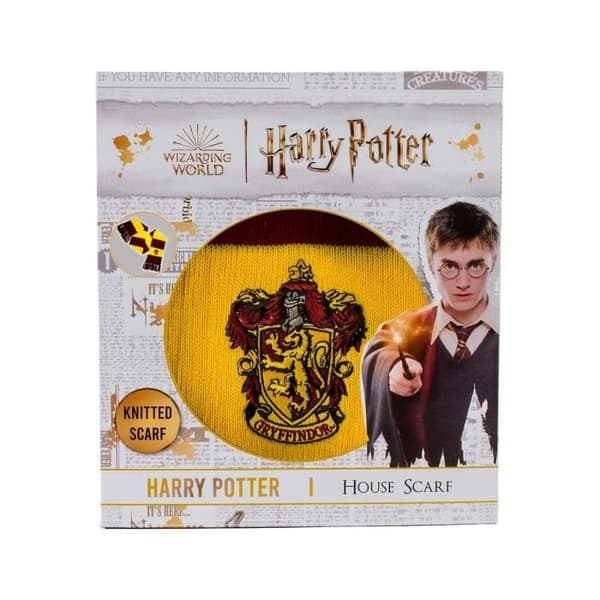 AAA Merchandise - Harry Potter - Gryffondor Echarpe med Tjocka Ränder (Förpackad) 160 cm
