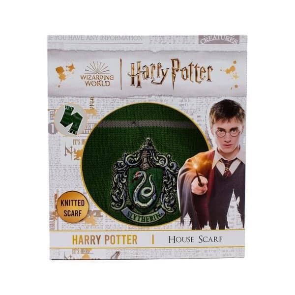 AAA Merchandise - Harry Potter - Slytherin Scarf Tunna Ränder (Förpackad) 160 cm