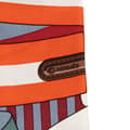 Miniatyrbilde 4 av 5: Pre-owned Hermès Sangles Silk Twilly Scarf Red