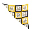 Miniatyrbilde 1 av 7: Pre-owned Hermès Mini Brides De Gala Giant Triangle Silk Scarf Gold