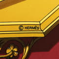 Miniatyrbilde 4 av 5: Pre-owned Hermès Astrologie Dies et Hore Silk Scarf 90 Red