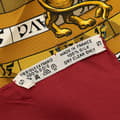 Miniatyrbilde 5 av 5: Pre-owned Hermès Astrologie Dies et Hore Silk Scarf 90 Red
