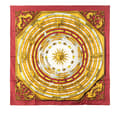 Miniatyrbilde 1 av 5: Pre-owned Hermès Astrologie Dies et Hore Silk Scarf 90 Red