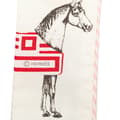 Miniatyrbilde 5 av 6: Pre-owned Hermès Garde Robe Pop Silk Twilly Scarf White