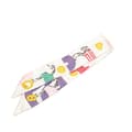 Miniatyrbilde 1 av 6: Pre-owned Hermès Garde Robe Pop Silk Twilly Scarf White