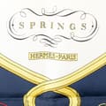 Miniatyrbilde 3 av 8: Pre-owned Hermès Springs Silk Scarf 90 Blue