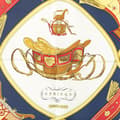 Miniatyrbilde 2 av 8: Pre-owned Hermès Springs Silk Scarf 90 Blue
