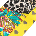 Miniatyrbilde 2 av 6: Pre-owned Hermès Jungle Love Silk Twilly Scarf Yellow