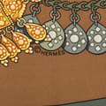Miniatyrbilde 3 av 5: Pre-owned Hermès Kosmima Silk Scarf Brown