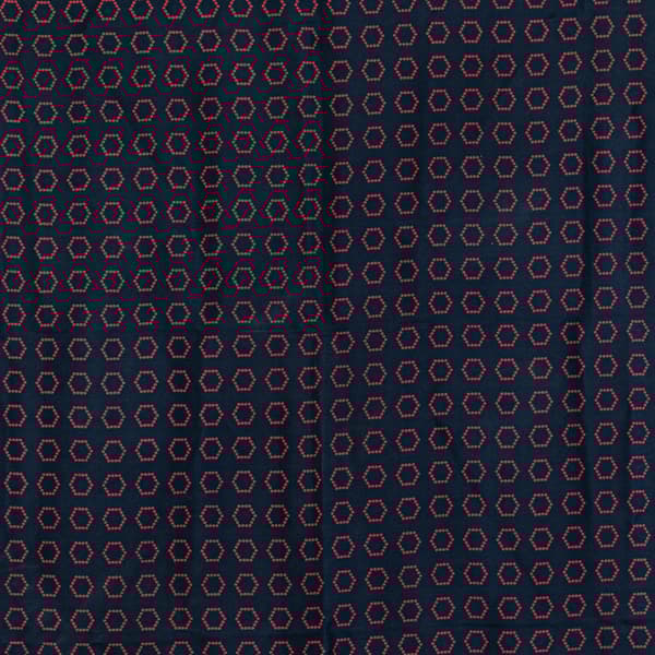 Pre-owned Chanel Hexagon Silk Scarf Black