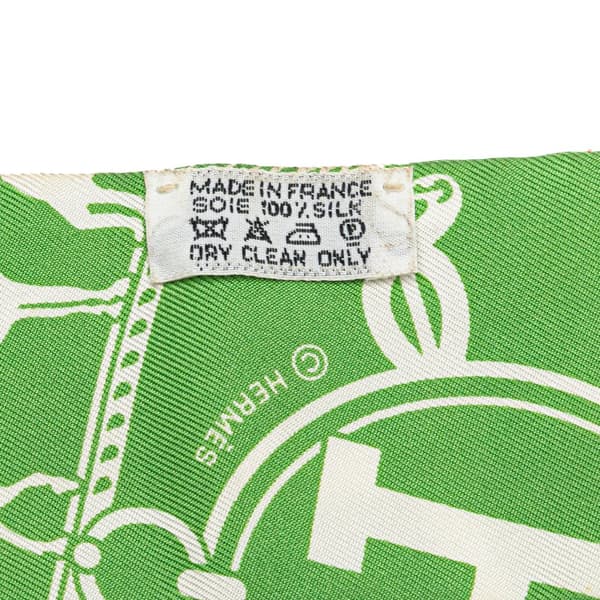 Pre-owned Hermès Ex Libris Twisty Silk Twilly Scarf Red