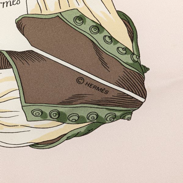 Pre-owned Hermès Traite Des Armes Silk Scarf Pink