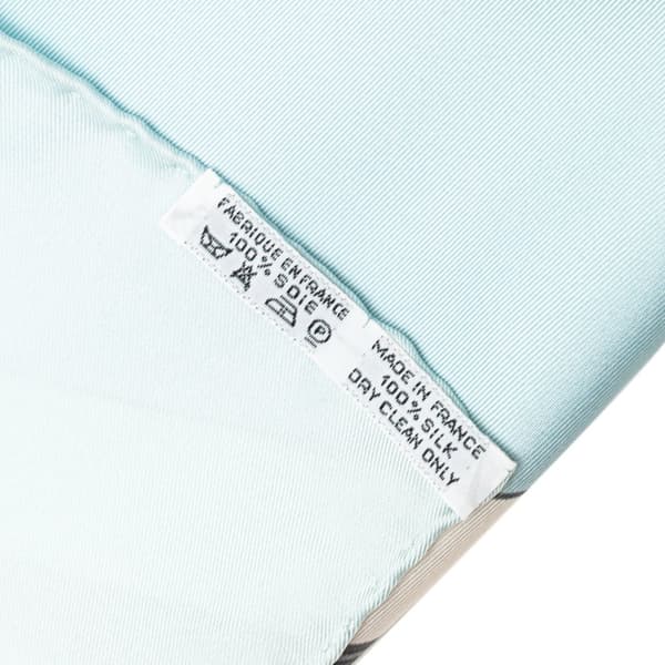Pre-owned Hermès Brides de Gala Silk Scarf White