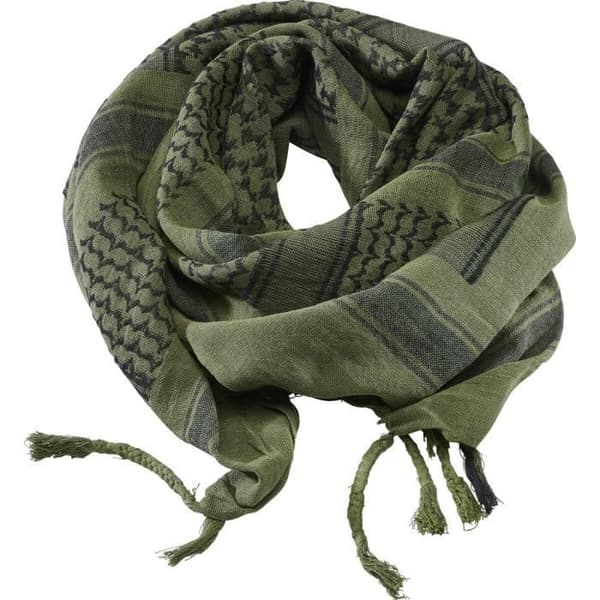Keffieh Shemag - BRANDIT - Oliv/ Svart - 100% Bomull - Höst/Vinter - Avslappnad