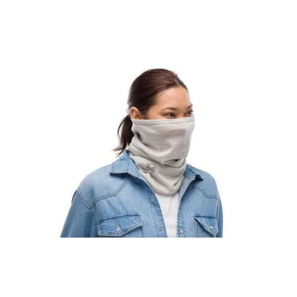 Halsduk - BUFF - Lätt solid - Merino - Dam - Höst/Vinter - Vit