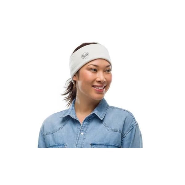 Halsduk - BUFF - Lätt solid - Merino - Dam - Höst/Vinter - Vit