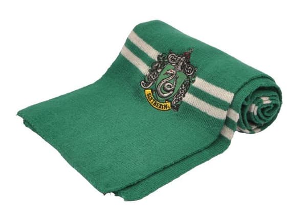 Echarpe - halsduk - cheche - snood Ciao - 31451 - Original Slytherin-scarf från Harry Potter med broderad emblem