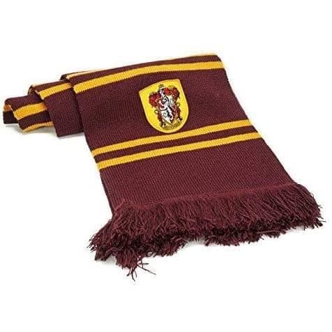 Cinereplikor - Harry Potter - Scarf - Ultra Soft Röd & Gul - Officiellt licensierad - House Gryffindor - 190 cm - Röd & Gul