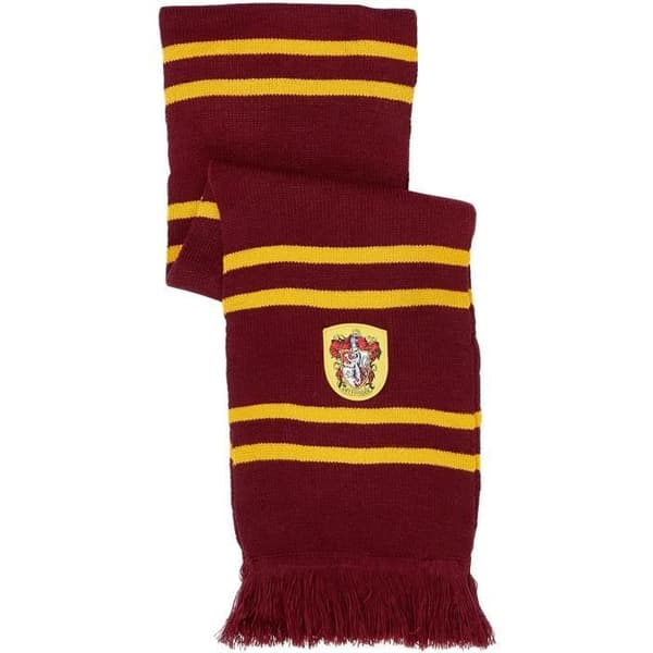 Cinereplikor - Harry Potter - Scarf - Ultra Soft Röd & Gul - Officiellt licensierad - House Gryffindor - 190 cm - Röd & Gul