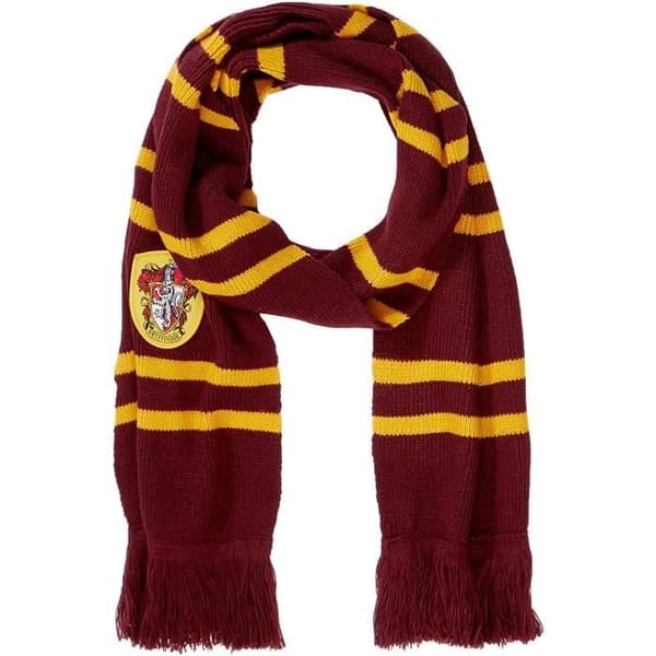 Cinereplikor - Harry Potter - Scarf - Ultra Soft Röd & Gul - Officiellt licensierad - House Gryffindor - 190 cm - Röd & Gul