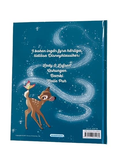 Disney Sagosamling Lady & Lufsen, Askungen, Bambi och Nalle Puh