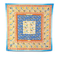 Miniatyrbilde 1 av 4: Pre-owned Hermès Chasse en Inde Silk Scarf Blue