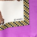 Miniatyrbilde 5 av 7: Pre-owned Hermès Harnais Francais Premier Empire Silk Scarf White