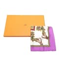 Miniatyrbilde 7 av 7: Pre-owned Hermès Harnais Francais Premier Empire Silk Scarf White