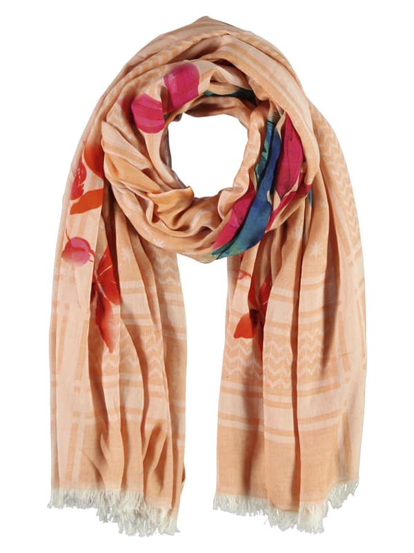 Papegojtryckt Jacquard-halsduk