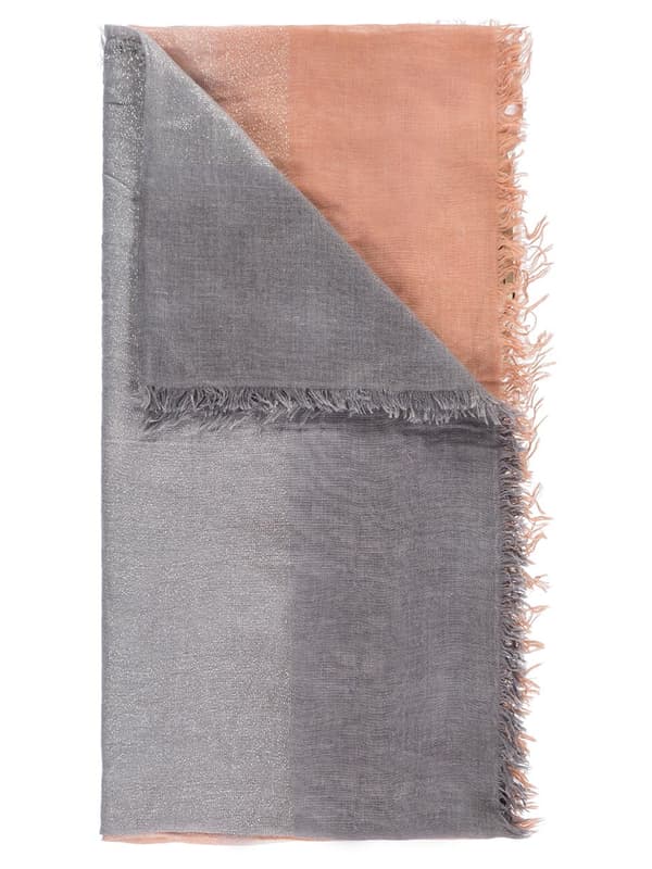 Lys ombre beige Passigatti-tørklæde til kvinder