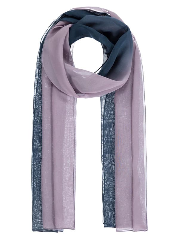 Damscarf med ljus ombre-motiv, ljusrosa Passigatti