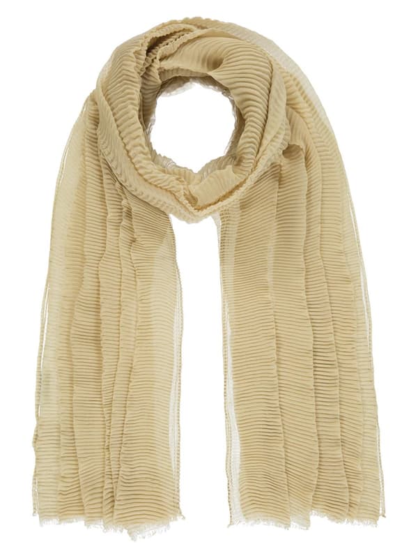 Let dametørklæde, stor beige Passigatti