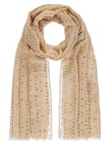 Pikkukuva 1 / 3: Naisten huivi kultakuvioinen beige Passigatti