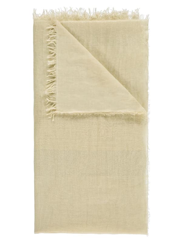 Naisten vaalea boheemi huivi beige Passigatti