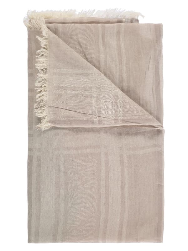 Naisten flamingo-huivi beige Passigatti