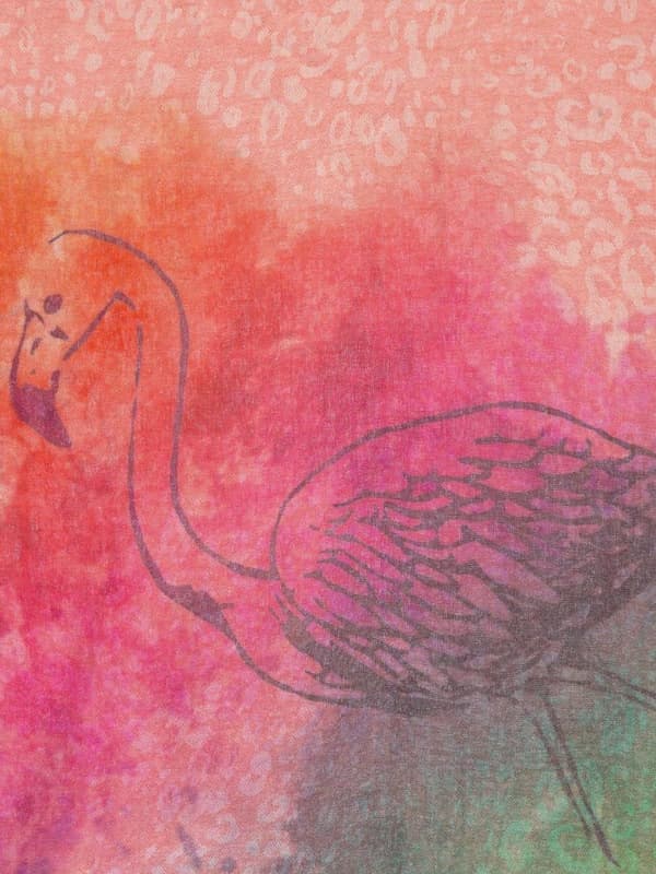 Naisten huivi flamingo punainen Passigatti