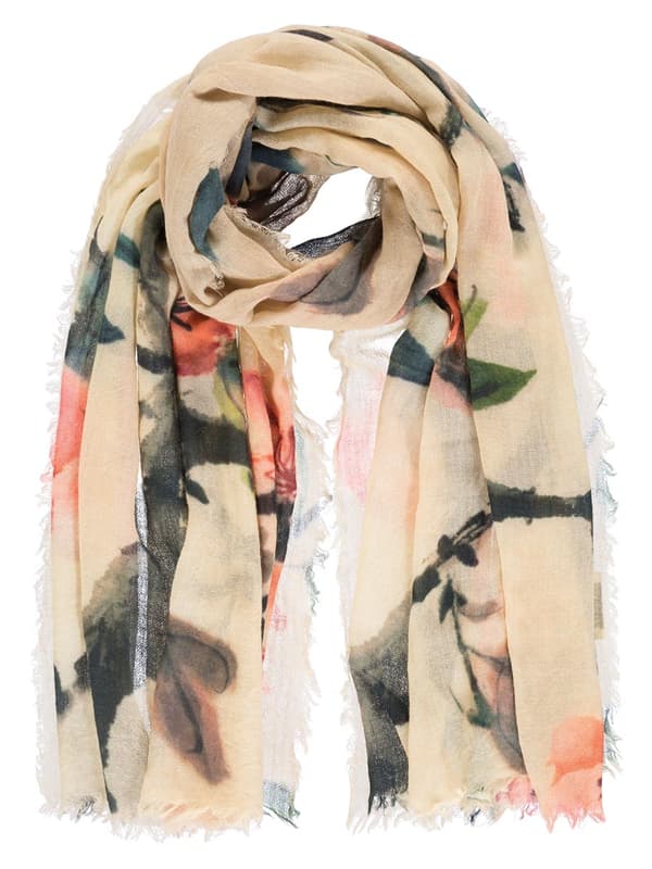 Beige Passigatti-scarf för kvinnor